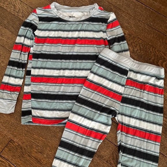 Little Sleepies Winter Stripe PJs • 2 piece set - Picture 3 of 5